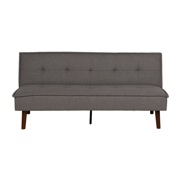 Sofá-Cama Gris Metal-Madera Salón 181 X 102 X 85 cm