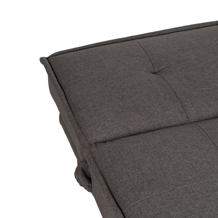 Sofá-Cama Gris Metal-Madera Salón 181 X 102 X 85 cm