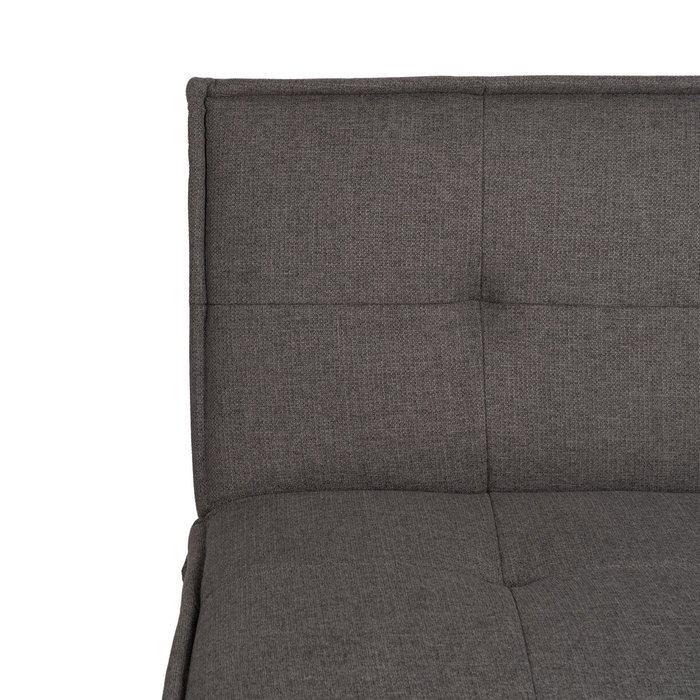Sofá-Cama Gris Metal-Madera Salón 181 X 102 X 85 cm