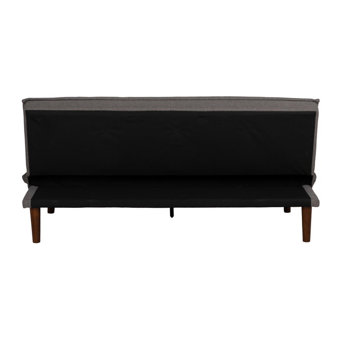 Sofá-Cama Gris Metal-Madera Salón 181 X 102 X 85 cm