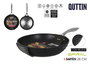 Quttin Sarten 28 cm Aluminio Forjado Induccion Full Spiral (4 Unidades)