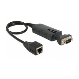 DeLOCK Conversor Ethernet LAN RJ45 a RS-232 DB9 10/100 Mbps