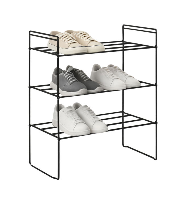 Inde Zapatero Metal 3 Niveles 49.5 x 25.5 x 59 cm (6 Unidades)