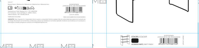 Inde Zapatero Metal 3 Niveles 49.5 x 25.5 x 59 cm (6 Unidades)