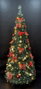 DKD Home Decor Árbol de Navidad LED Plegable Verde