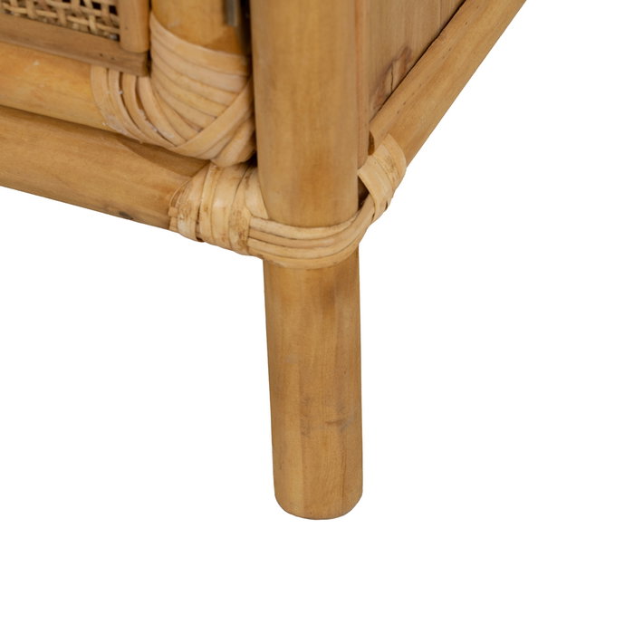 Mueble Auxiliar Natural Ratán Salón 97,50 X 40 X 65 cm Mueble Auxiliar Natural Ratán Salón 97,50 X 40 X 65 cm