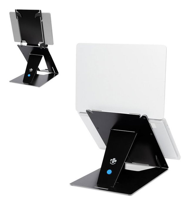 R-Go Tools Riser Duo Soporte ajustable para portátil y tablet, negro R-Go Tools Riser Duo Soporte ajustable para portátil y tablet, negro
