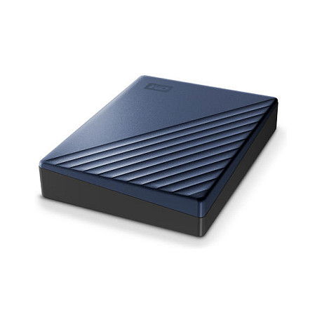 Western Digital WD My Passport Ultra 4TB USB-C/USB 3.0 RTL - Disco Duro Externo Portátil 2.5" Acabado Metal Azul