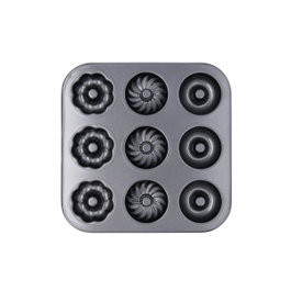 Quid Molde 9 Donuts Sweet Grey Gris 26,3x26,3x2,4 cm