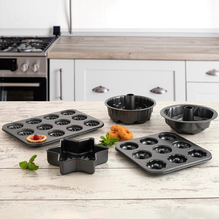 Quid Molde 9 Donuts Sweet Grey Gris 26,3x26,3x2,4 cm
