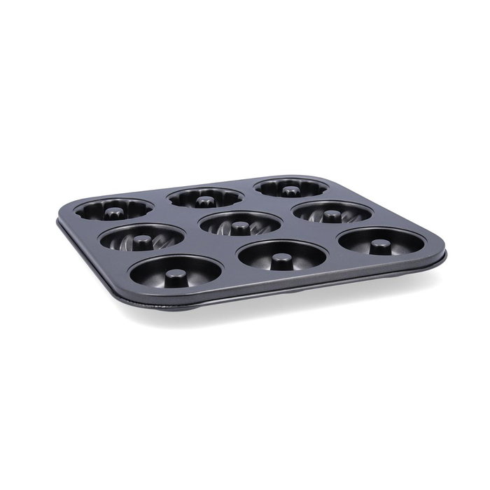 Quid Molde 9 Donuts Sweet Grey Gris 26,3x26,3x2,4 cm