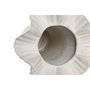 DKD Home Decor Jarrón de Cerámica Ondulado Blanco 26x26x33 cm