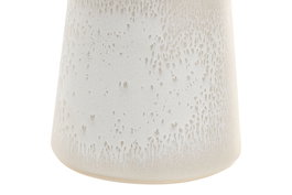 DKD Home Decor Jarrón Blanco Cerámica Ondulado 26 x 33 x 26 cm