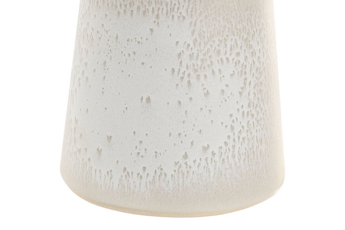 DKD Home Decor Jarrón Blanco Cerámica Ondulado 26 x 33 x 26 cm DKD Home Decor Jarrón Blanco Cerámica Ondulado 26 x 33 x 26 cm