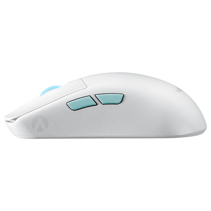 ASUS ROG Harpe Ace Aim Lab Edition Ratón Gaming Inalámbrico Ambidiestro Blanco, 36000 DPI, Opto-Mecánico, Conexión RF/Bluetooth/USB-C