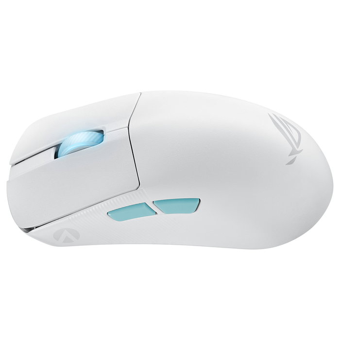 ASUS ROG Harpe Ace Aim Lab Edition Ratón Gaming Inalámbrico Ambidiestro Blanco, 36000 DPI, Opto-Mecánico, Conexión RF/Bluetooth/USB-C