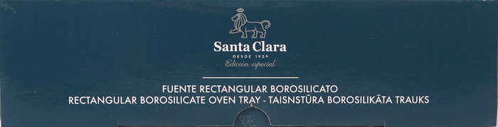 Sta Fuente Rectangular de Horno Borosilicato 1.6L 20 x 5 x 28 cm (2 Unidades)