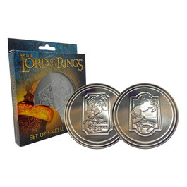 FaNaTtik Pack de 4 Posavasos El Señor de los Anillos Green Dragon de Metal