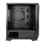 Deep Gaming M235 Caja PC Gaming Micro-ATX Negro con RGB, Ventana de Vidrio Templado y Soporte para Refrigeración Líquida - Compatible con Placas micro-ATX/ITX, Gráficas de 300mm