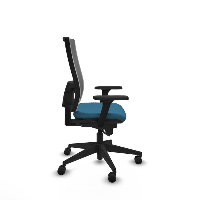 PIQUERAS Y CRESPO Silla de oficina Horna con mecanismo Sincro, Verde petróleo y Gris PIQUERAS Y CRESPO Silla de oficina Horna con mecanismo Sincro, Verde petróleo y Gris