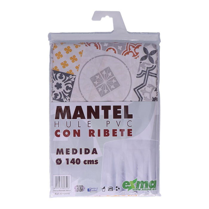 Exma Mantel de hule ribeteado redondo ø140 cm Modelos Variados