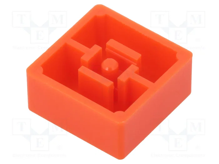 Aratas (Formerly Omron Components) Botón a presión cuadrado naranja 5,5mm
