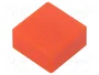 Aratas (Formerly Omron Components) Botón a presión cuadrado naranja 5,5mm