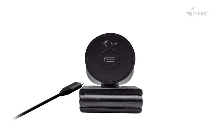 I-Tec SOLOMON 700 STREAM 4K Webcam con anillo de luz LED