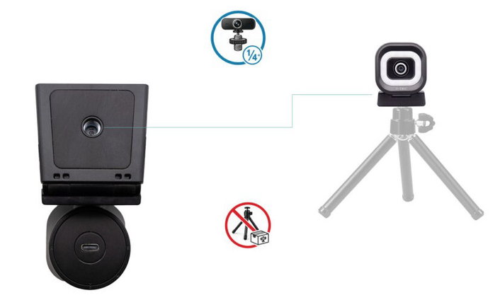 I-tec SOLOMON 700 STREAM 4K Webcam con Anillo de Luz LED I-tec SOLOMON 700 STREAM 4K Webcam con Anillo de Luz LED
