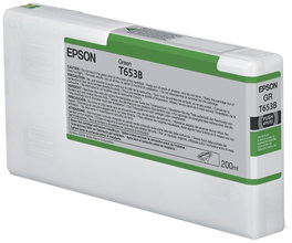 Epson T653B Cartucho de Tinta Verde 200 ml