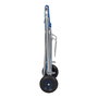 Devesa Carro Multiusos Plegable de Acero con Carga Máxima 40 kg, Gris-Plata, Medidas 35x54 cm Cerrado, con Alas Laterales y Goma Elástica
