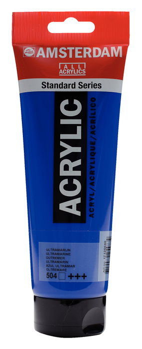 Amsterdam Standard Series Pintura Acrílica Azul Ultramar 504, 250 ml Amsterdam Standard Series Pintura Acrílica Azul Ultramar 504, 250 ml