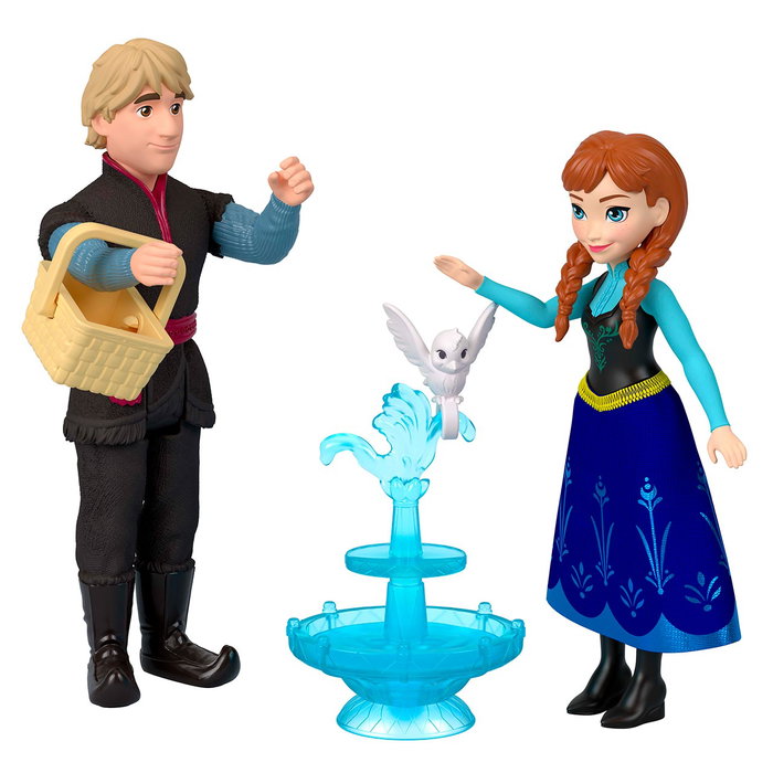 Mattel Conjunto Personajes Frozen JJP89 Disney Princess Anna Elsa Olaf Kristoff Muñecos Juguete Niños