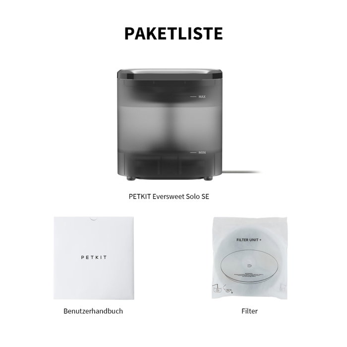 Petkit Eversweet Solo SE Fuente para Gatos Gris