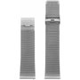 Watxandco Correa de Acero Plateado 44mm