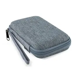 Tooq Funda para Disco Externo 2.5" TQBC-E2503G Gris Rígida con Correa y Malla Organizadora