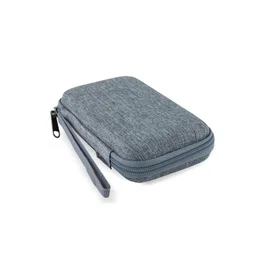 TooQ Estuche Protector para Caja Externa de 2.5”, Gris - Funda Resistente a Golpes y Rayones, 1 Bolsillo, 110 mm