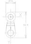 TELEMECANIQUE SENSORS Cabezal de accionamiento palanca R34,4mm