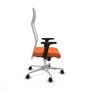 PIQUERAS Y CRESPO Sillón Albacete Naranja y Blanco