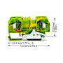 WAGO 282-907 Clema de conductor de protección de 2 conductores 6 mm