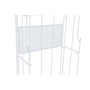 DKD Home Decor Estantería de Hierro con Diseño de Hojas Blanco