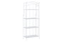DKD Home Decor Estantería Terraza y Jardín Blanco Hierro 58 x 28 x 160 cm