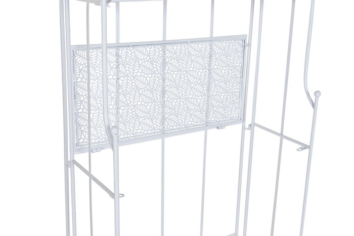 DKD Home Decor Estantería Terraza y Jardín Blanco Hierro 58 x 28 x 160 cm
