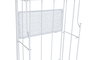 DKD Home Decor Estantería Terraza y Jardín Blanco Hierro 58 x 28 x 160 cm