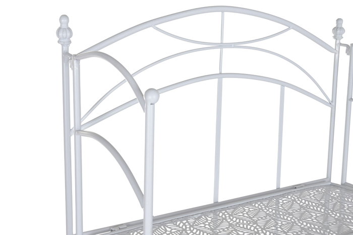 DKD Home Decor Estantería Terraza y Jardín Blanco Hierro 58 x 28 x 160 cm
