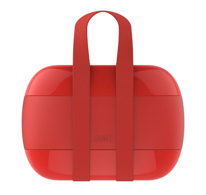 Alessi SA02 R Food à Porter Fiambrera Resina Roja