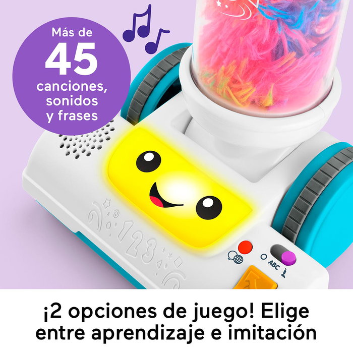 Fisher-Price Mi Primera Aspiradora Ríe y Aprende JMM34 Juguete Educativo para Bebés +12 Meses con Luces, Sonidos y Canciones Fisher-Price Mi Primera Aspiradora Ríe y Aprende JMM34 Juguete Educativo para Bebés +12 Meses con Luces, Sonidos y Canciones