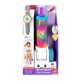 Fisher-Price Mi Primera Aspiradora Ríe y Aprende JMM34 Juguete Educativo para Bebés +12 Meses con Luces, Sonidos y Canciones