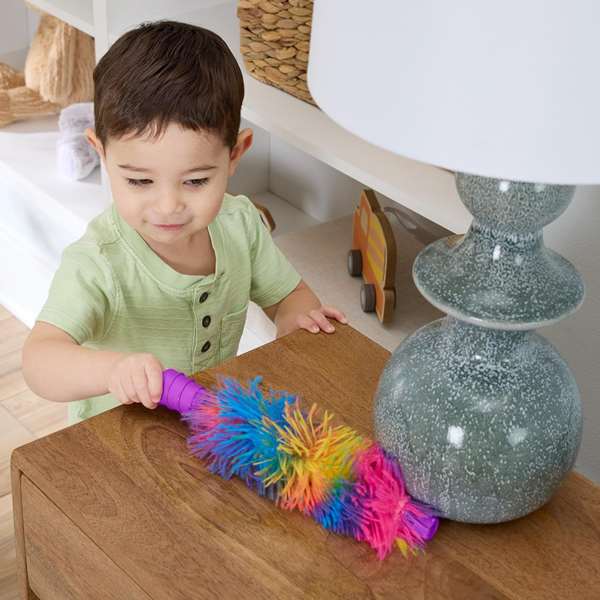 Fisher-Price Mi Primera Aspiradora Ríe y Aprende JMM34 Juguete Educativo para Bebés +12 Meses con Luces, Sonidos y Canciones