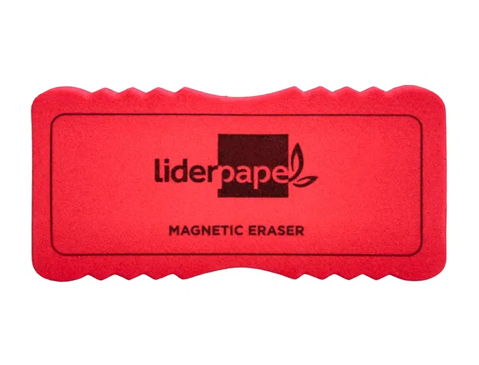 Liderpapel Borrador Magnético Pizarra Blanca Colores Surtidos 130x60 mm